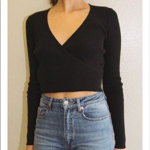 Brandy Melville Wrap Sweater